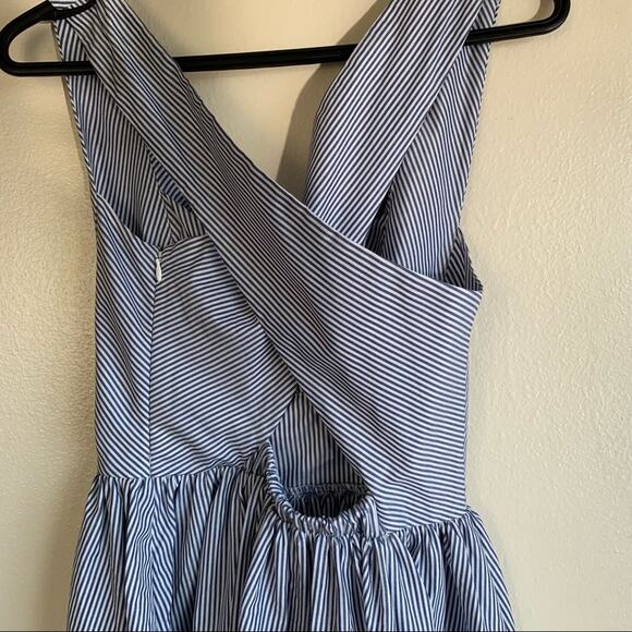 ASOS Black and White Striped Mini Dress - Picture 7 of 8